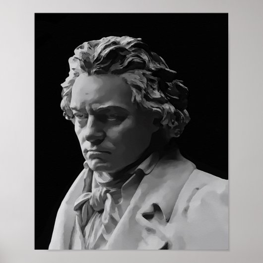 BEETHOVEN TODESMASK POSTER (Vorne)