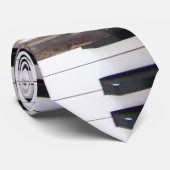 Beethoven-und Klavier-Schlüssel-Krawatte Krawatte (Gerollt)