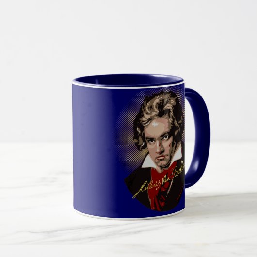 Beethoven-Unterzeichnung Tasse (VorderseiteRechts)