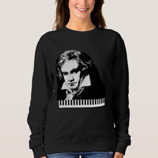 Beethoven van Beethoven Piano Teacher Sweatshirt (Vorderseite)