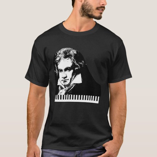 Beethoven van Beethoven Piano Teacher T-Shirt (Vorderseite)