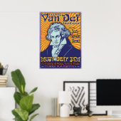 Beethoven - Van Def Poster (Heimbüro)