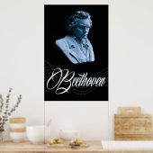 Beethoven von Moonlight 36 x 24 Poster (Küche)