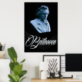 Beethoven von Moonlight 36 x 24 Poster (Heimbüro)