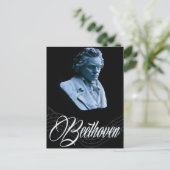 Beethoven von Moonlight Postcard Postkarte (Stehend Vorderseite)