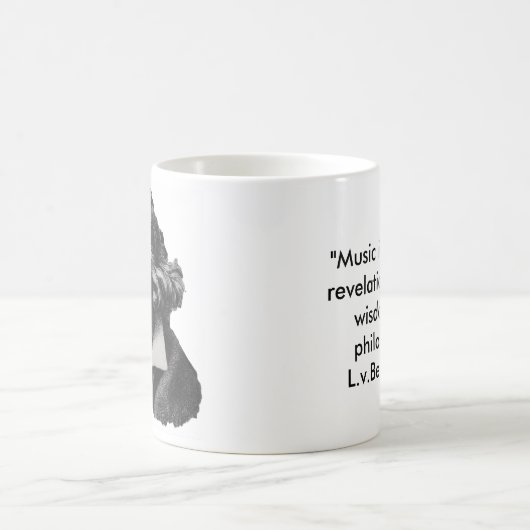Beethoven-Zitat-Tasse Kaffeetasse (Mittel)