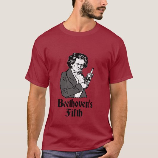 Beethovens fünfter Funny T-Shirt (Vorderseite)