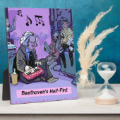 Beethovens Halbpint-Funny-Geschenk Fotoplatte (Seite)