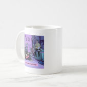 Beethovens Halbpint-Funny-Geschenk Kaffeetasse (Vorderseite Links)
