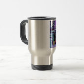 Beethovens Halbpint-Funny-Geschenk Reisebecher (Vorderseite Links)
