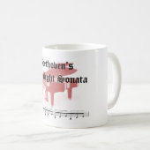 Beethovensmondschein-Sonategeschenke Kaffeetasse (VorderseiteRechts)