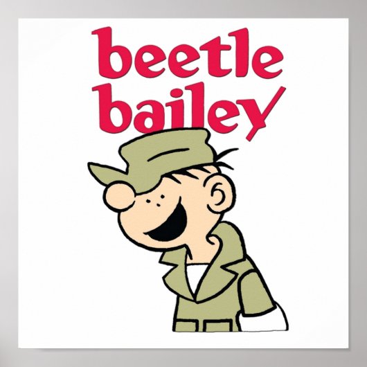 Beetle Bailey Poster (Vorne)