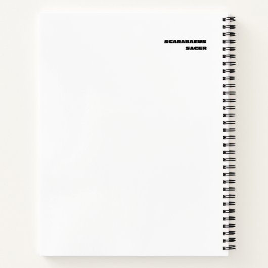 Beetle Box Notebook Notizblock (Rückseite)