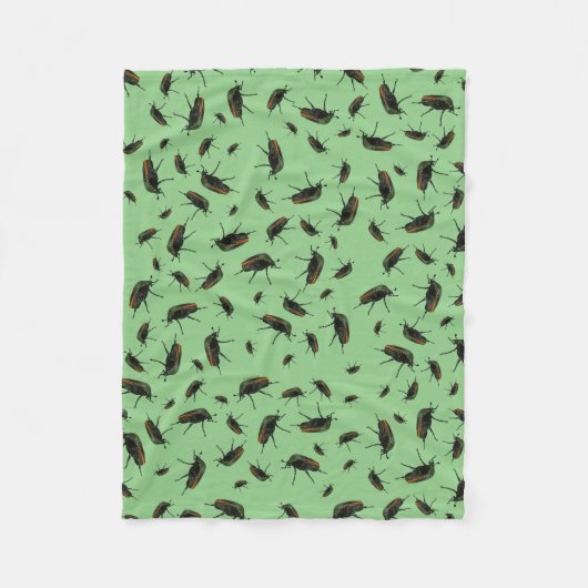 Beetle Bug Fleece Blanket (Vorderseite)