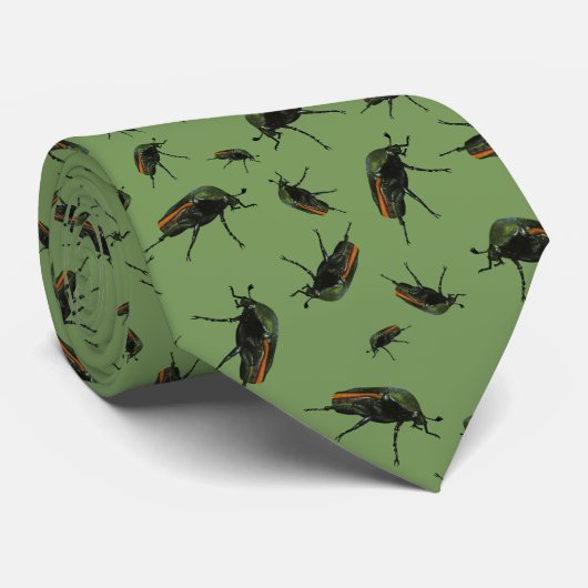 Beetle Bug Neck Tie Krawatte (Gerollt)