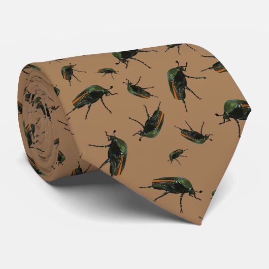Beetle Bug Neck Tie Krawatte (Gerollt)