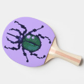 Beetle green pixelart tischtennis schläger (Seitenansicht)