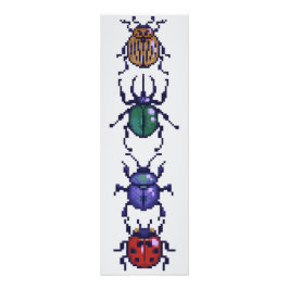 Beetle, kevers pixelart fotodruck