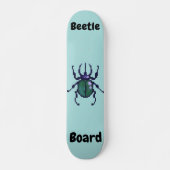 Beetle pixelart skateboard (Vorne)