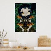 Beetle Wings gotische Märchen Kunst, Dichtung und  Poster (Küche)