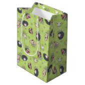Beetlejuice | Cute Chibi Toss Pattern Mittlere Geschenktüte (Rückseite Schrägansicht)