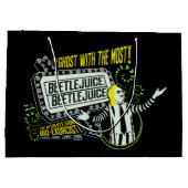 Beetlejuice | "Ghost With The Most" Marquee Große Geschenktüte (Rückseite)