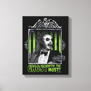 Beetlejuice   "Ghost With The Most" Portrait Leinwanddruck