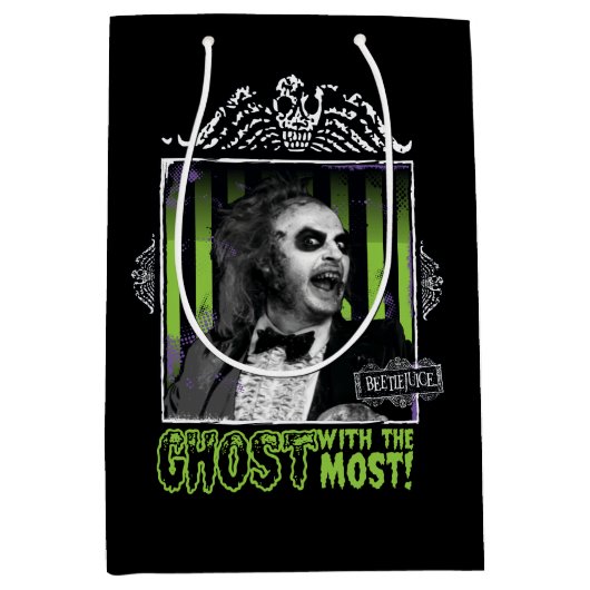 Beetlejuice | "Ghost With The Most" Portrait Mittlere Geschenktüte (Vorderseite)