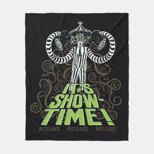 Beetlejuice | It's Show Time! Fleecedecke (Vorderseite)