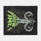 Beetlejuice | It's Show Time! Fleecedecke (Vorderseite (Horizontal))