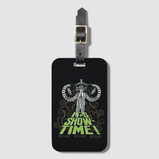 Beetlejuice | It's Show Time! Gepäckanhänger (Vorderseite Vertikal)
