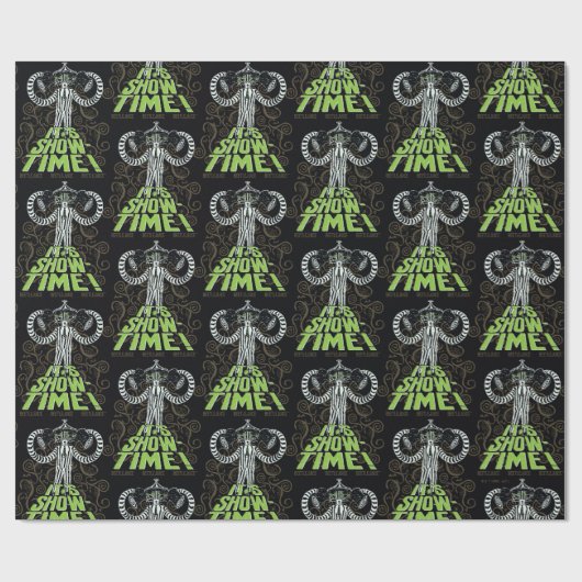 Beetlejuice | It's Show Time! Geschenkpapier (Flach)