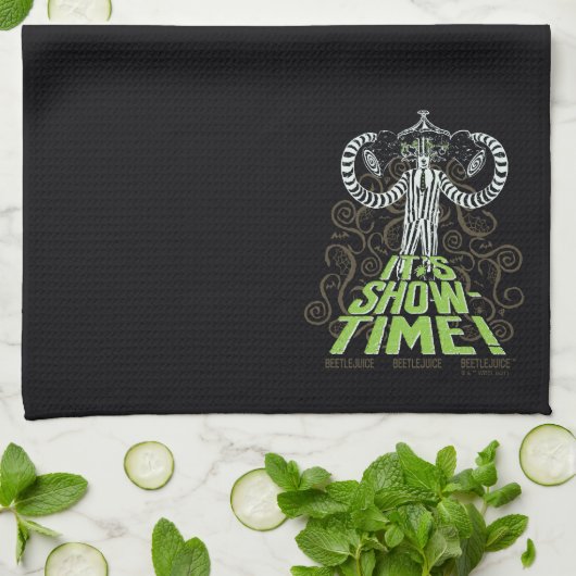 Beetlejuice | It's Show Time! Geschirrtuch (Gefaltet)