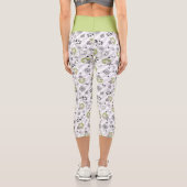 Beetlejuice Muster Capri Leggings (Rückseite)