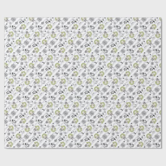 Beetlejuice Muster Geschenkpapier (Flach)