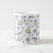Beetlejuice Muster Jumbo-Tasse (Vorderseite)