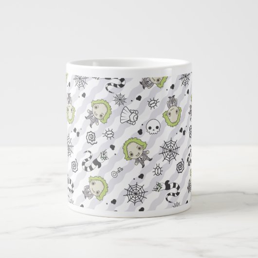 Beetlejuice Muster Jumbo-Tasse (Vorderseite)