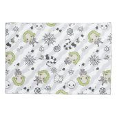 Beetlejuice Muster Kissenbezug (Rückseite)