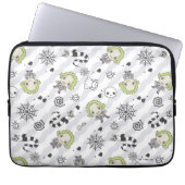 Beetlejuice Muster Laptopschutzhülle (Vorderseite)