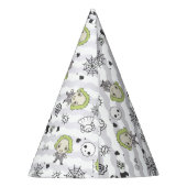 Beetlejuice Muster Partyhütchen (Rückseite)