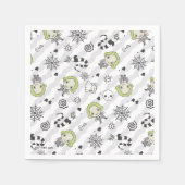 Beetlejuice Muster Serviette (Vorderseite)