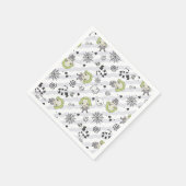 Beetlejuice Muster Serviette (Ecke)