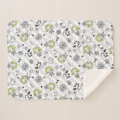 Beetlejuice Muster Sherpadecke (Vorderseite (Horizontal))