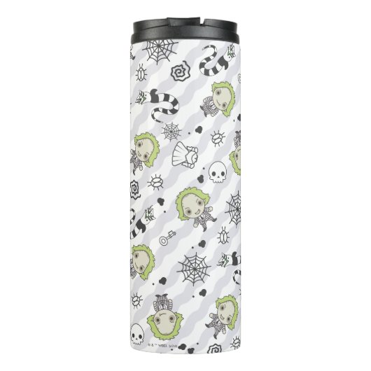 Beetlejuice Muster Thermosbecher (Rückseite)