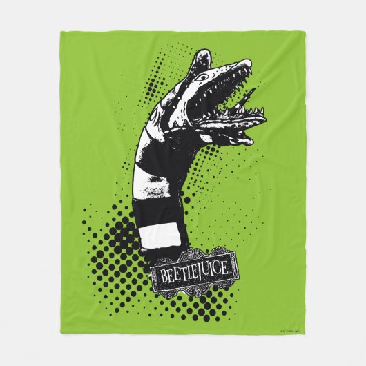 Beetlejuice Sandworm Fleecedecke (Vorderseite)