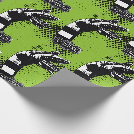 Beetlejuice Sandworm Geschenkpapier (Ecke)