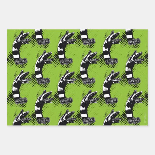 Beetlejuice Sandworm Geschenkpapier Set (Vorderseite 2)