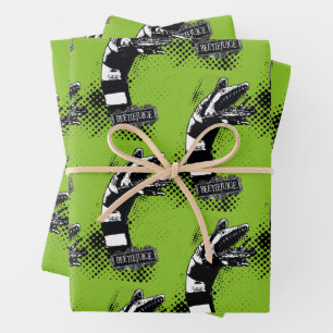 Beetlejuice Sandworm Geschenkpapier Set
