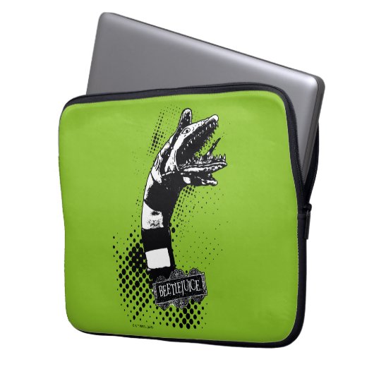 Beetlejuice Sandworm Laptopschutzhülle (Vorderseite Links)