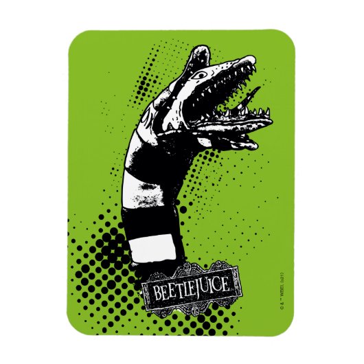 Beetlejuice Sandworm Magnet (Vertikal)